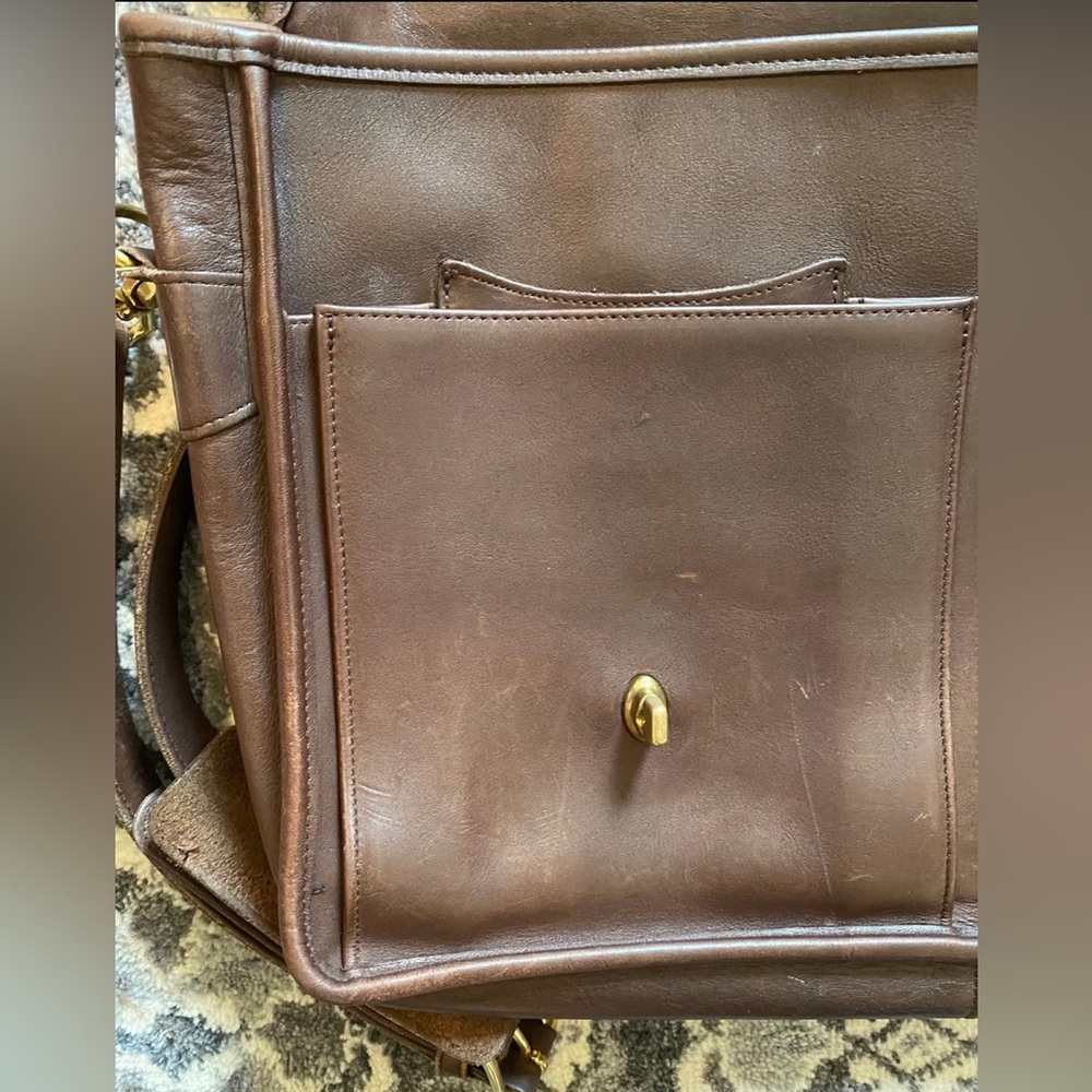 Vintage Coach Prescott Briefcase Messenger Computer Bag - Picture 4 of 12